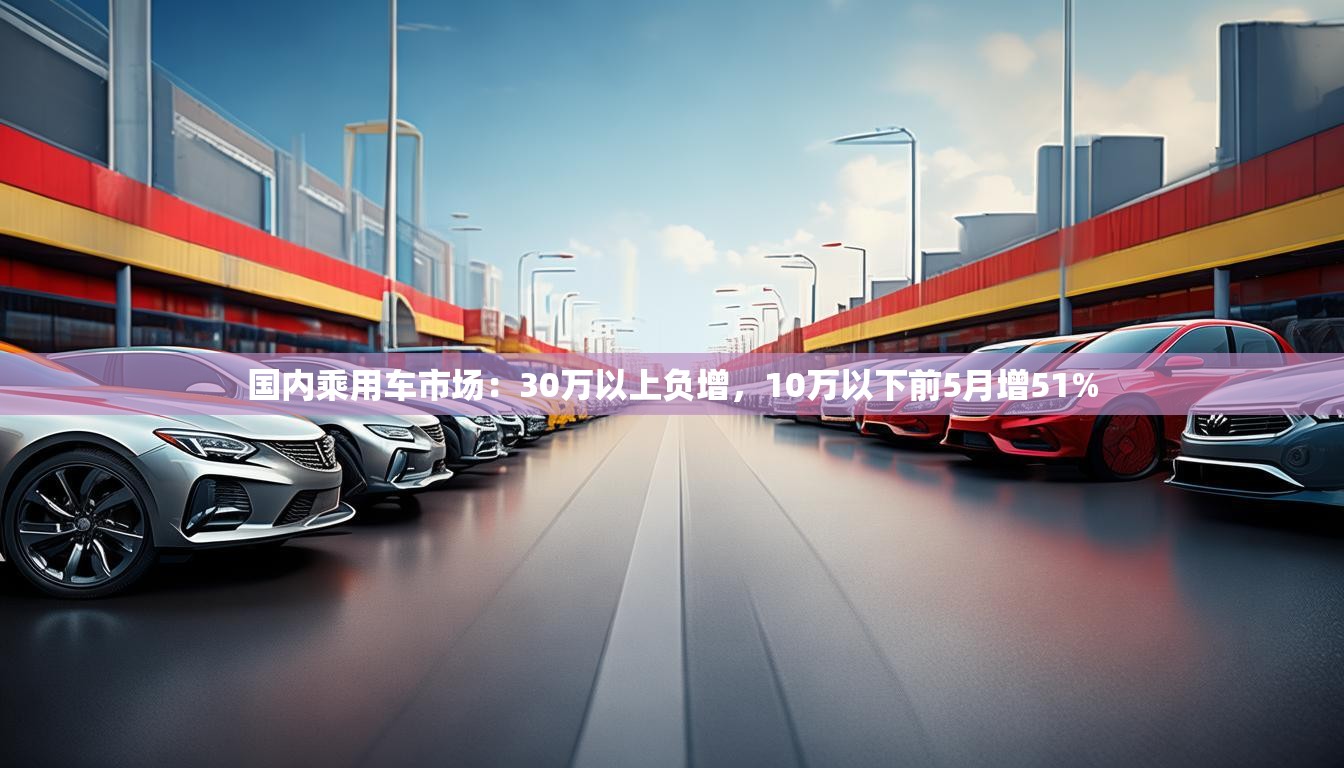 国内乘用车市场：30万以上负增，10万以下前5月增51%