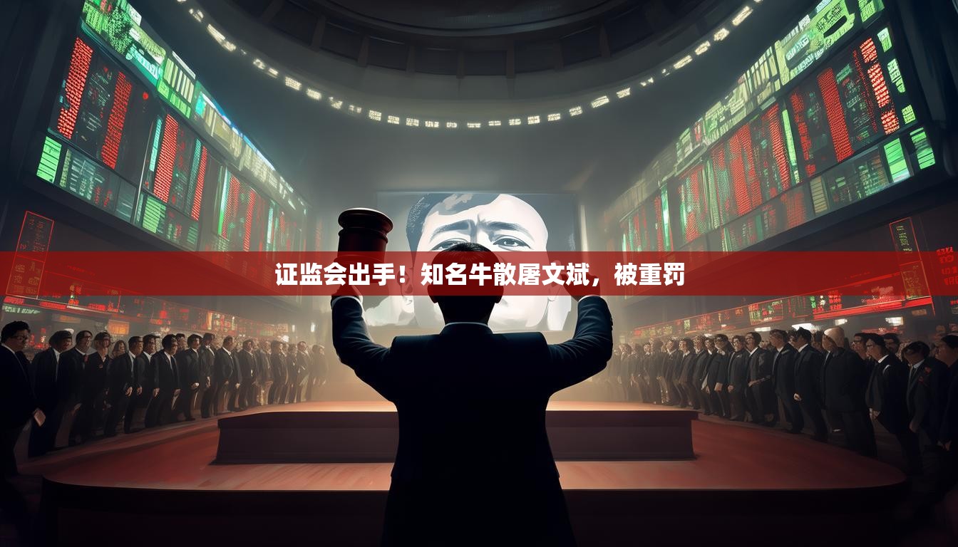 证监会出手！知名牛散屠文斌，被重罚
