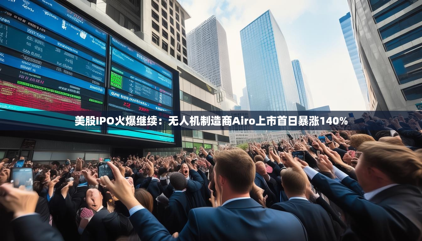 美股IPO火爆继续：无人机制造商Airo上市首日暴涨140%