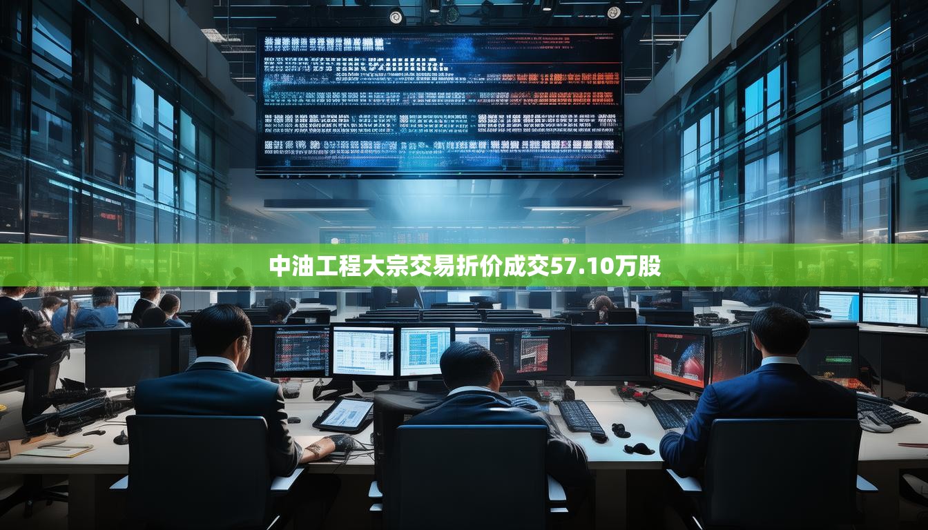 中油工程大宗交易折价成交57.10万股