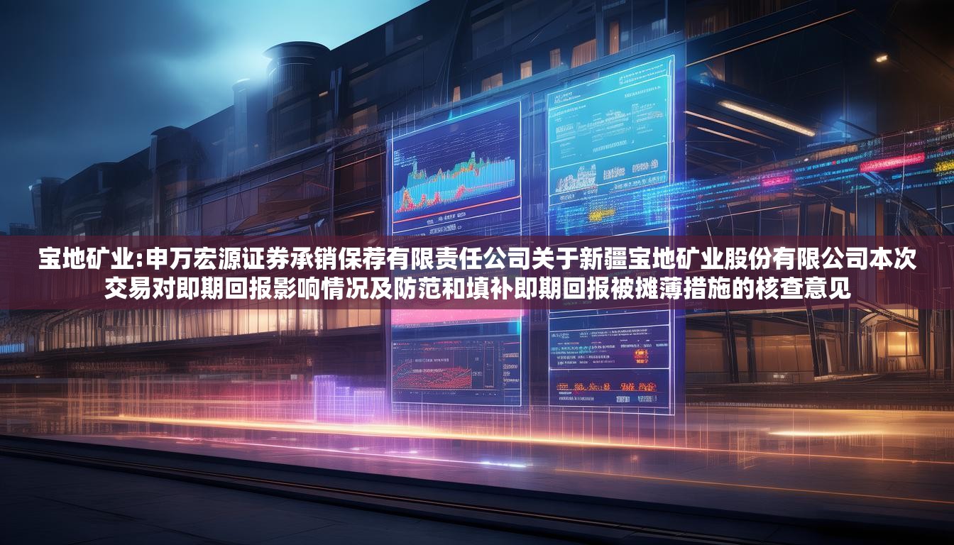 宝地矿业:申万宏源证券承销保荐有限责任公司关于新疆宝地矿业股份有限公司本次交易对即期回报影响情况及防范和填补即期回报被摊薄措施的核查意见