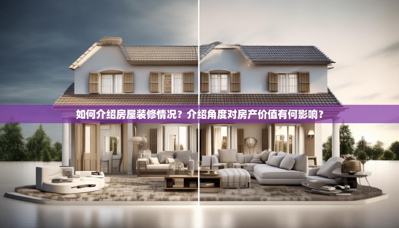 如何介绍房屋装修情况？介绍角度对房产价值有何影响？