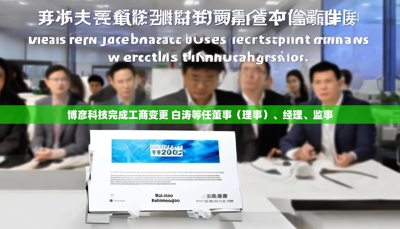 博彦科技完成工商变更 白涛等任董事（理事）、经理、监事
