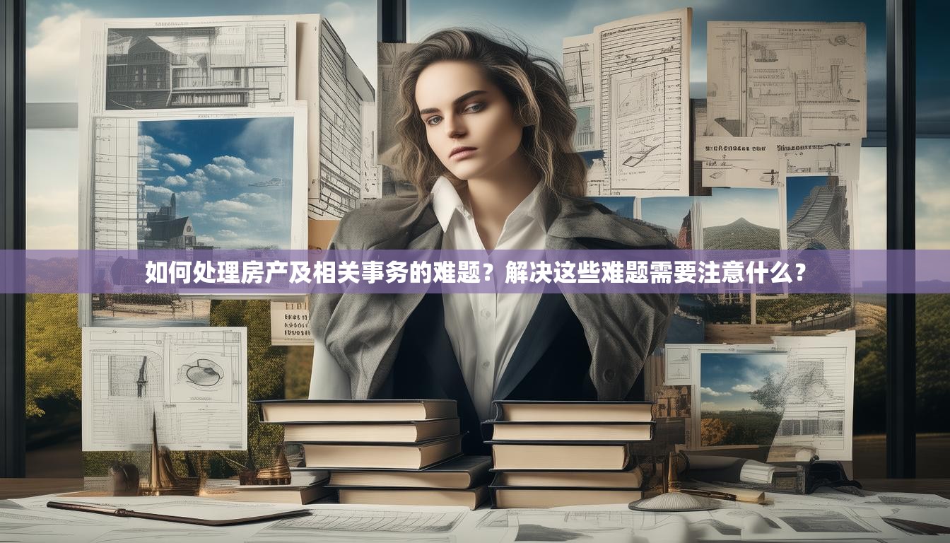 如何处理房产及相关事务的难题？解决这些难题需要注意什么？