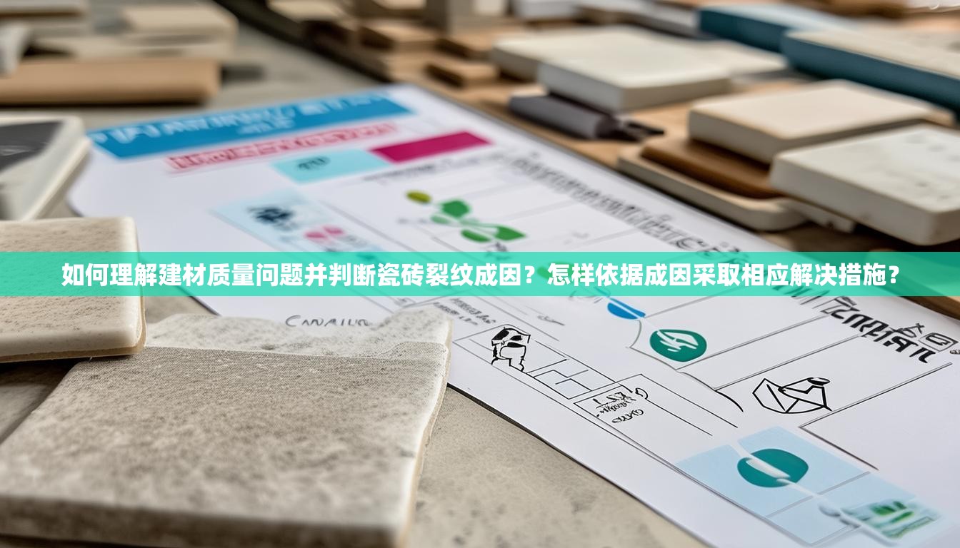 如何理解建材质量问题并判断瓷砖裂纹成因？怎样依据成因采取相应解决措施？