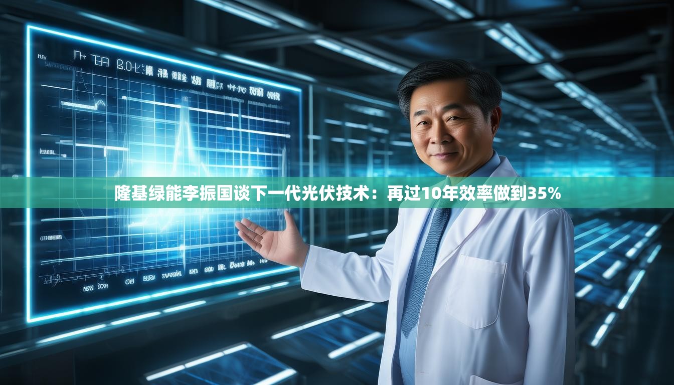 隆基绿能李振国谈下一代光伏技术：再过10年效率做到35%
