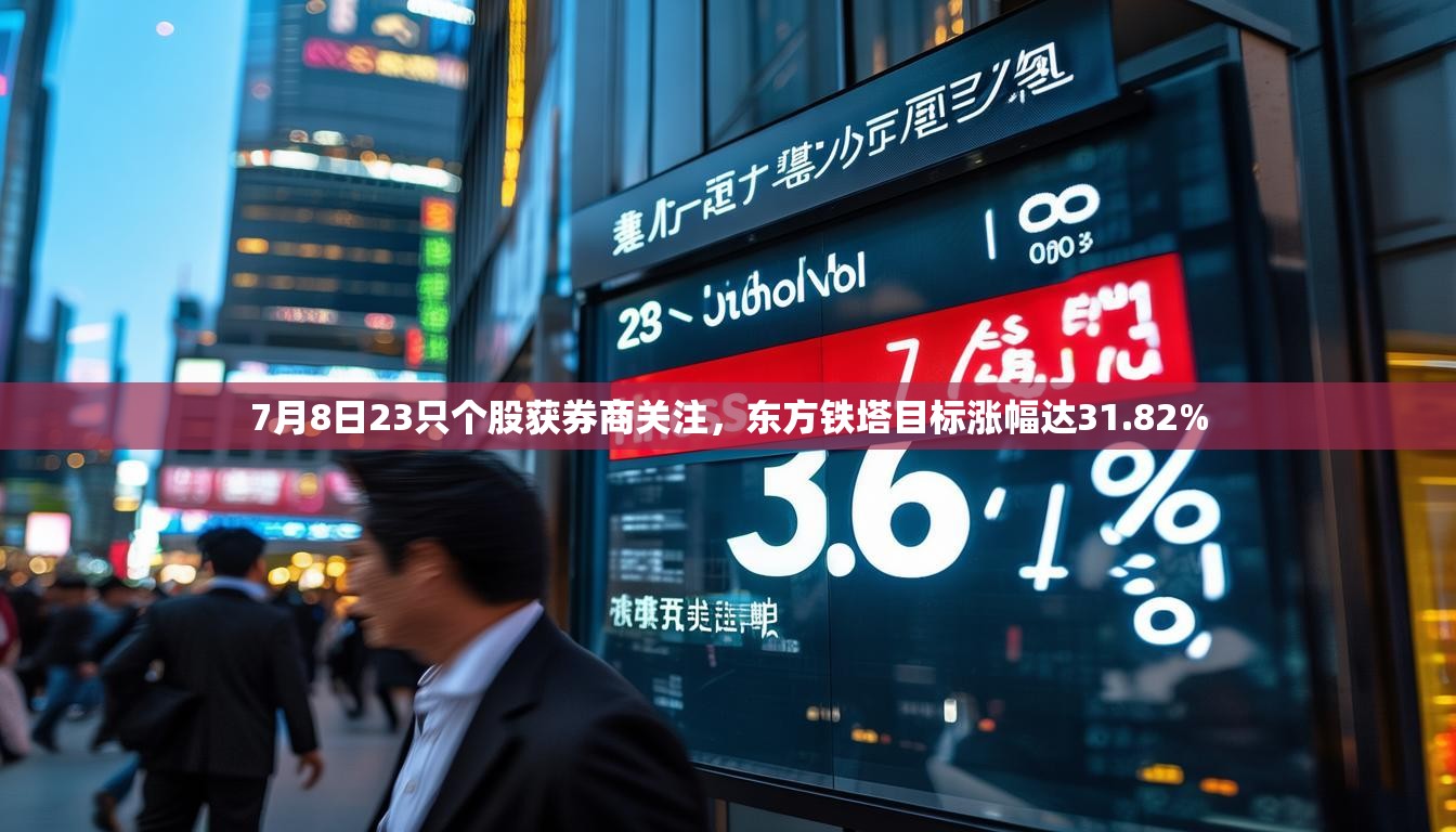 7月8日23只个股获券商关注，东方铁塔目标涨幅达31.82%