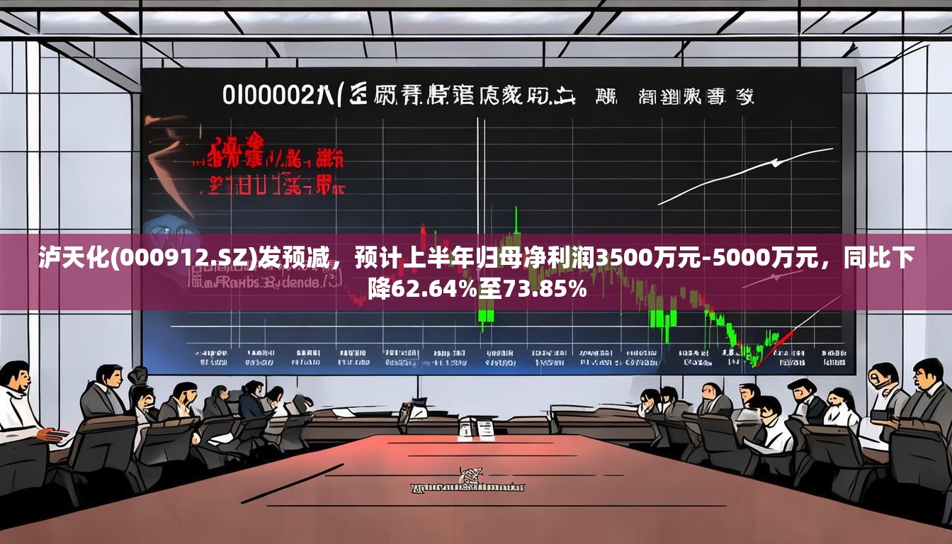 泸天化(000912.SZ)发预减，预计上半年归母净利润3500万元-5000万元，同比下降62.64%至73.85%