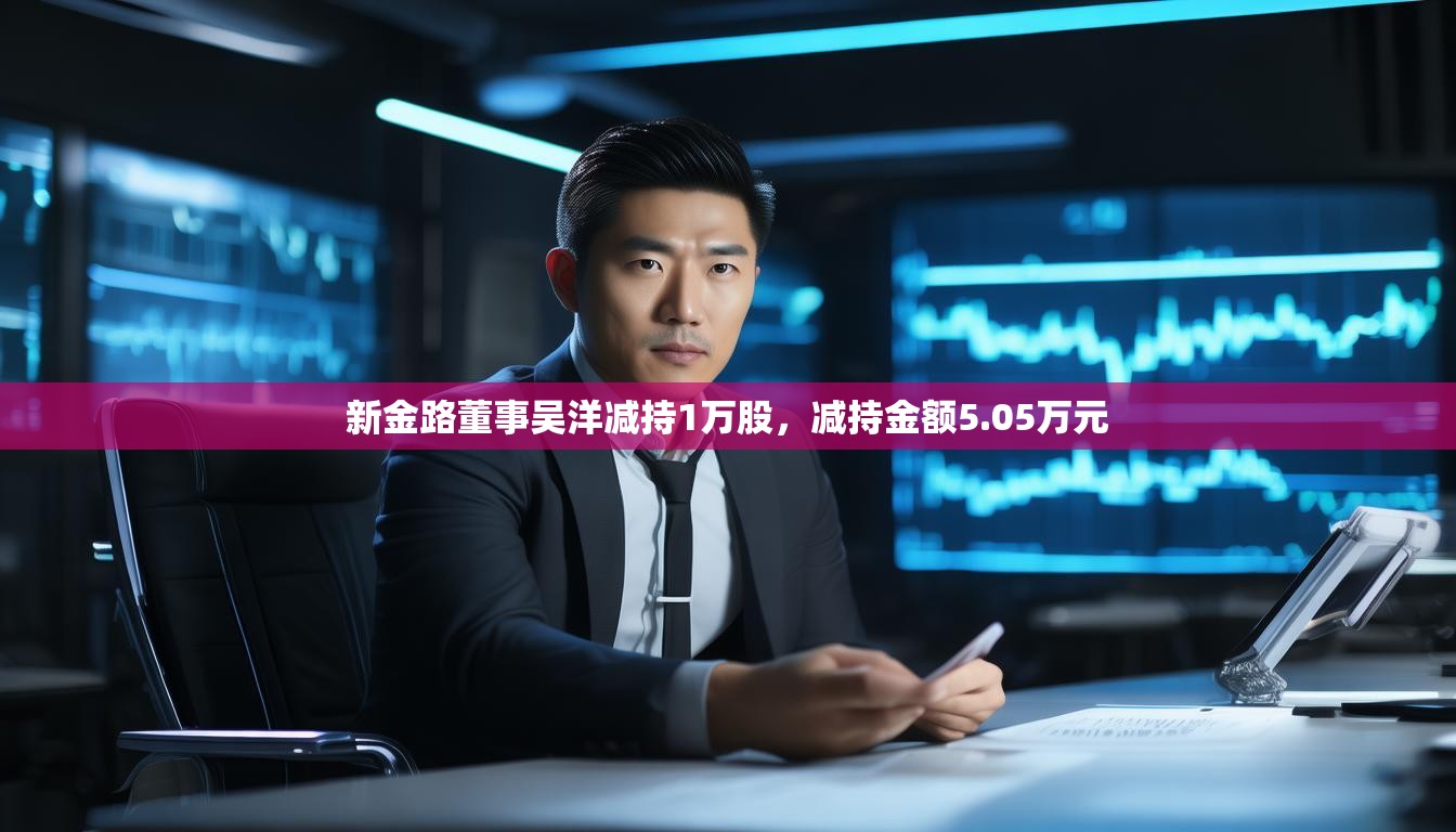 新金路董事吴洋减持1万股，减持金额5.05万元