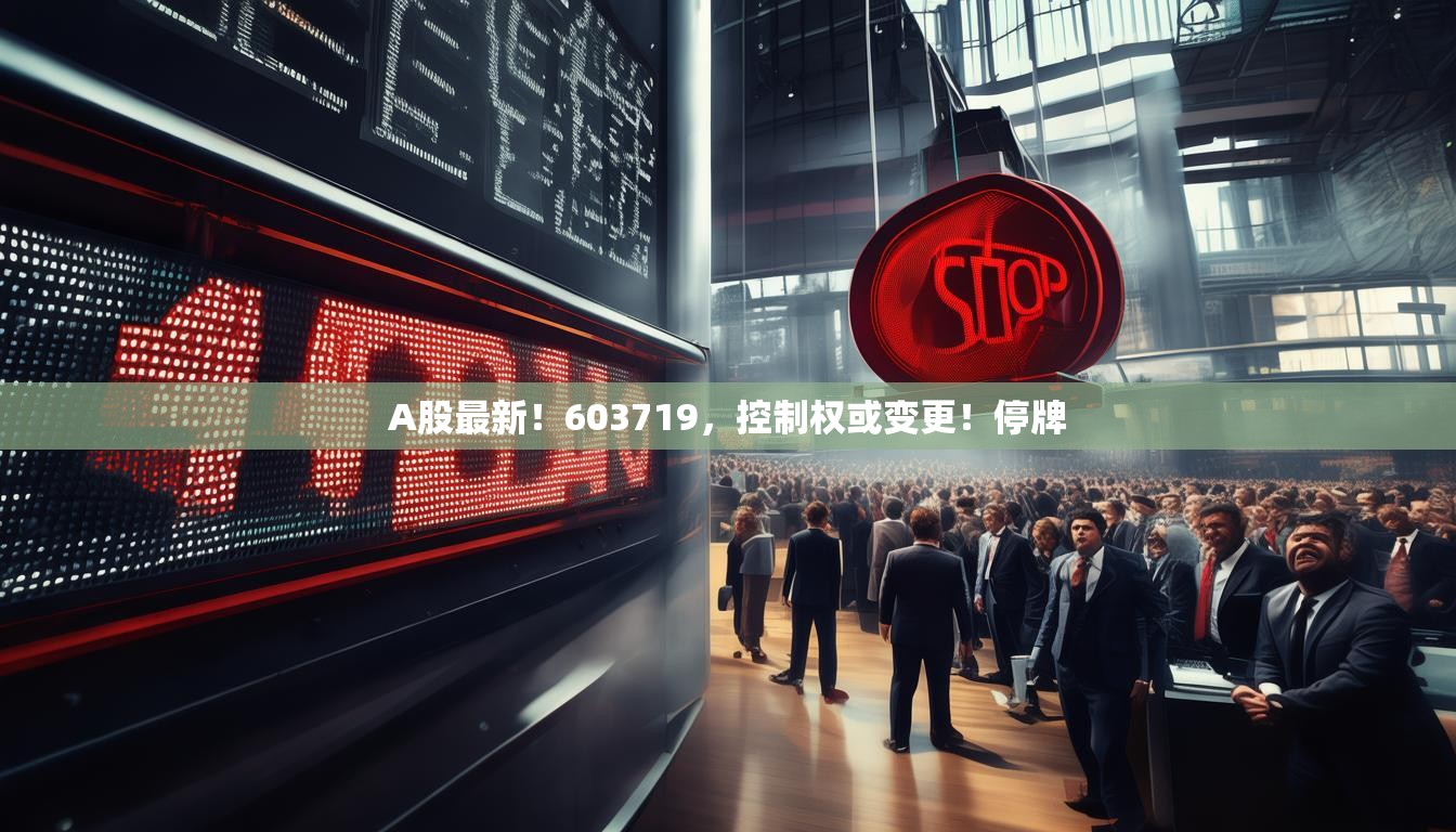 A股最新！603719，控制权或变更！停牌
