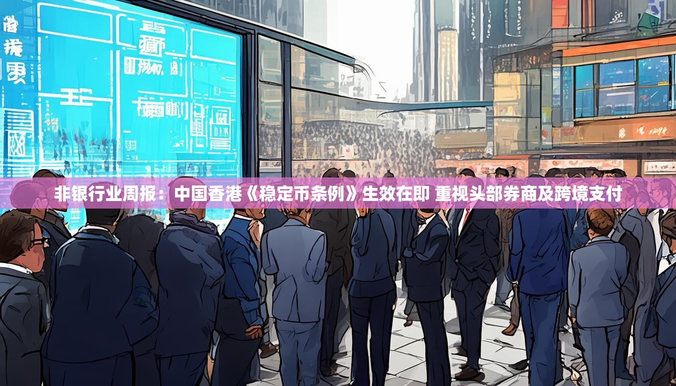 非银行业周报：中国香港《稳定币条例》生效在即 重视头部券商及跨境支付