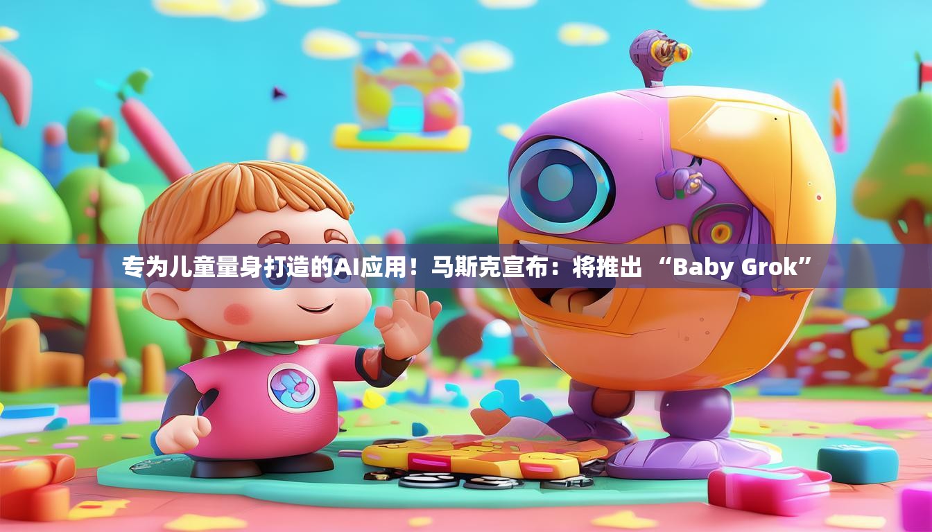 专为儿童量身打造的AI应用！马斯克宣布：将推出 “Baby Grok”