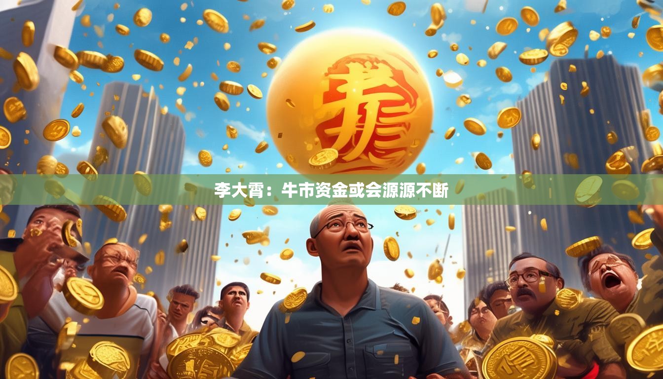 李大霄：牛市资金或会源源不断