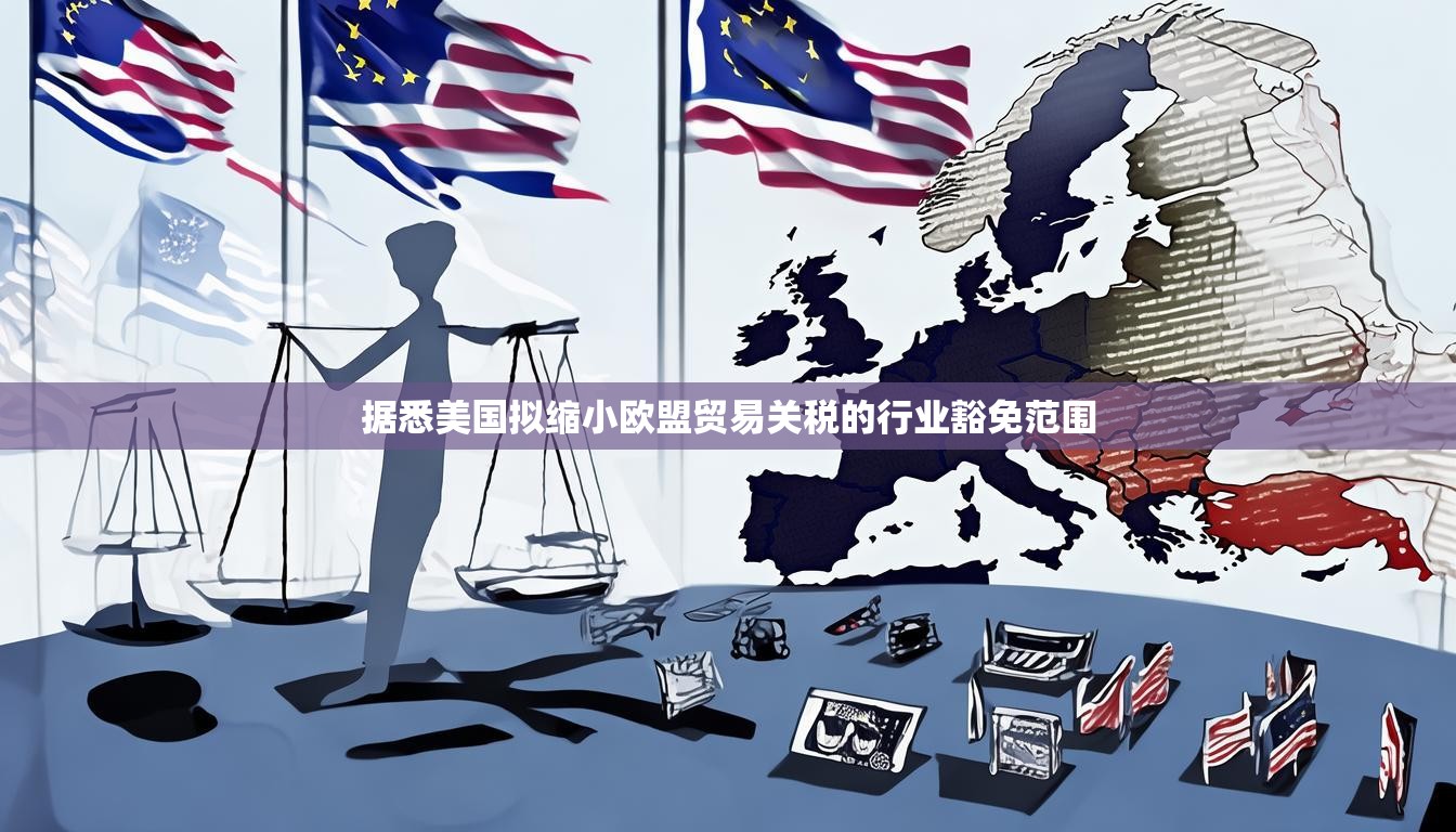 据悉美国拟缩小欧盟贸易关税的行业豁免范围